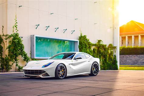 Ferrari F12 Berlinetta White 1080P 2K 4K 5K HD Wallpapers Free