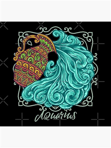 Aquarius The Water Bearer Poster For Sale By Tambustore Redbubble