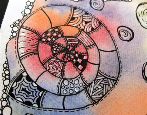 Doodle Auf Aquarell Hintergrund Blog Tinas Welt De