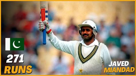 Javed Miandad Batting vs New zealand | 271 Runs | Test Match - YouTube