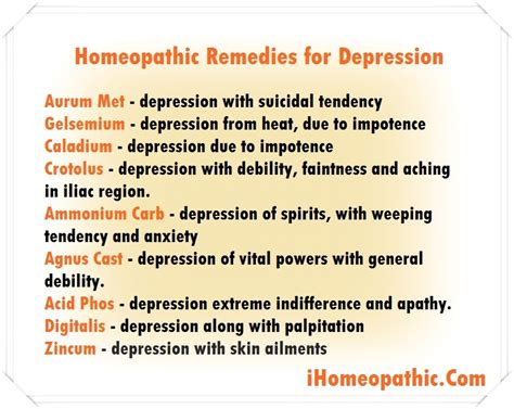 Natural Homeopathic Remedies for Depression | Homeopathic Treatment ...