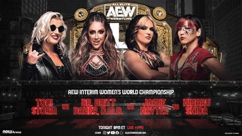 Hikaru Shida Vs Jamie Hayter Vs Dr Britt Baker D M D Vs Toni Storm