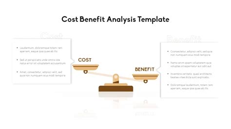 Cost Benefit Analysis Template For Powerpoint Slidebazaar