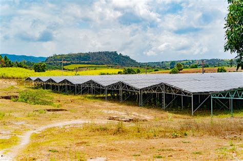 A Greenhouse with Solar Panels. Stock Photo - Image of vietnam, asia ...