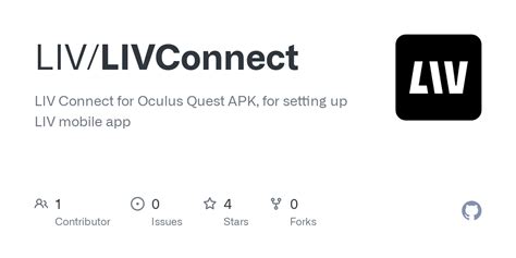 Github Liv Livconnect Liv Connect For Oculus Quest Apk For Setting