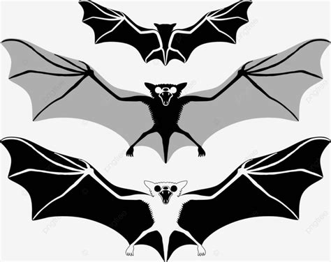 Halloween Batsvector Set Element Art Vector, Set, Element, Art PNG and ...