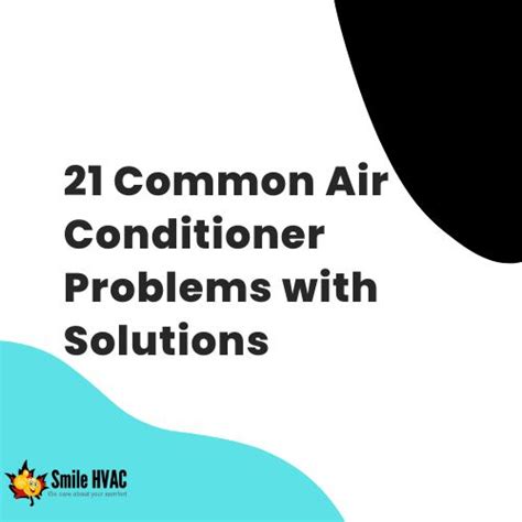 Common Air Conditioner Problems With Solutions