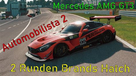 Automobilista 2 Mercedes Amg Gt3 Setup In Brands Hatch Youtube