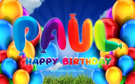 Happy Birthday Paul Balloons