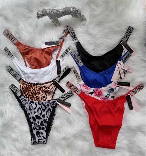 Victorias Secret Brazilian Cheeky Bikini Hose Escondido Strass Eur Picclick De