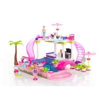 Mega Bloks Barbie Build 'n Style Pool Party by MEGA Brands | Creative Child