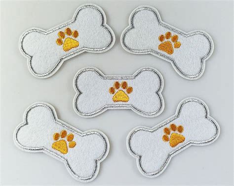 Dog Bone Embroidery | EMBROIDERY & ORIGAMI