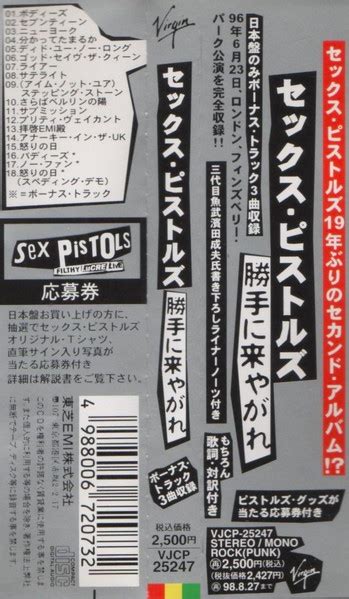 Sex Pistols Filthy Lucre Live Cd Usado Pasion Por Los Vinilos