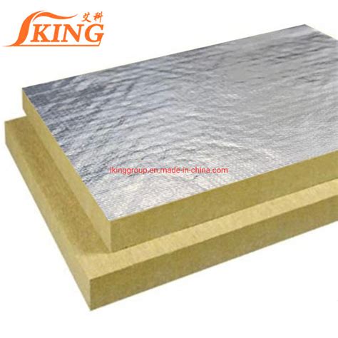 Kg M Foil Faced Mineral Wool Heat Insulation Building Material