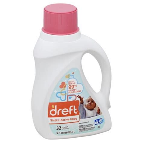 Dreft Stage 2 Active Baby Liquid Laundry Detergent 50 Fl Oz Kroger