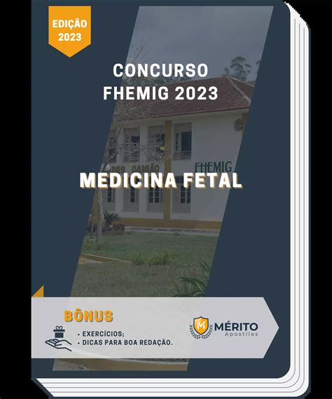 Apostila Medicina Fetal Concurso Fhemig 2023 Mérito Apostilas