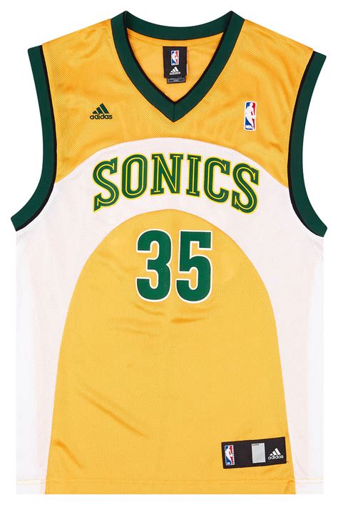 2007 08 Seattle Supersonics Durant 35 Adidas Alternate Jersey