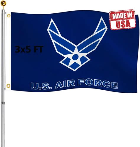 Double Sided Us Air Force Military Flag 3x5 Outdoor Uv Fade Resistant United States Air Force