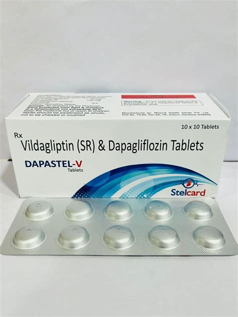 Dapagliflozin 10mg Vildagliptin 100mg Tablet At 2250 Box Dapacam V