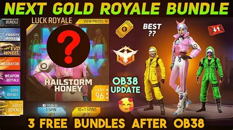 Next Gold Royale Bundle OB38 Update Gold Royale Bundle New Gold