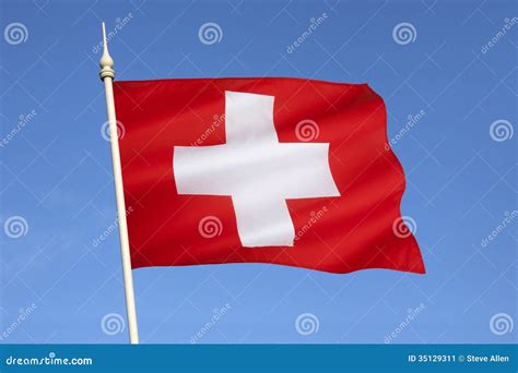 Flag of Switzerland - Europe Stock Image - Image of country, flags: 35129311