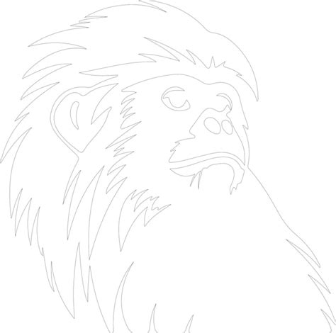 Premium Vector | A drawing of a lion head with a crown on the top