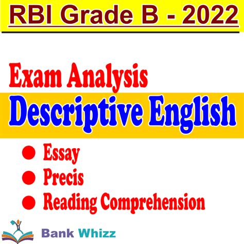 Rbi Grade B Descriptive English Paper Analysis Essay Precis