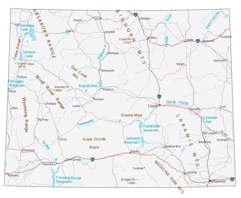 Wyoming County Map - GIS Geography