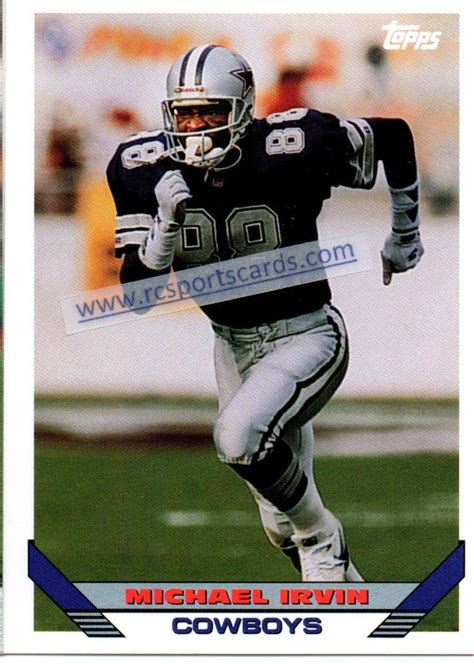 1993 Michael Irvin, Cowboys, 1 Topps #630, #F3674