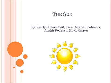 Ppt The Sun Powerpoint Presentation Free Download Id3269938