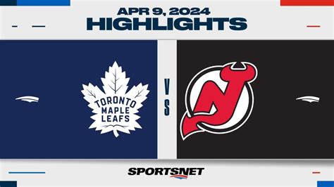 Nhl Highlights Maple Leafs Vs Devils April Youtube