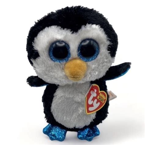 Ty Beanie Boos WADDLES The Baby Penguin 6 Plush MINT With MINT TAGS