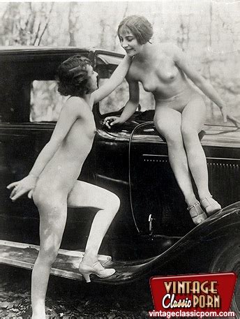 Vintage Car Lovers Go Nude