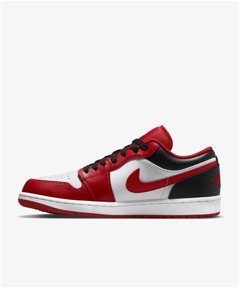 ERKEK için KIRMIZI Jordan Air 1 Low | 553558-163 | Sneaks Up