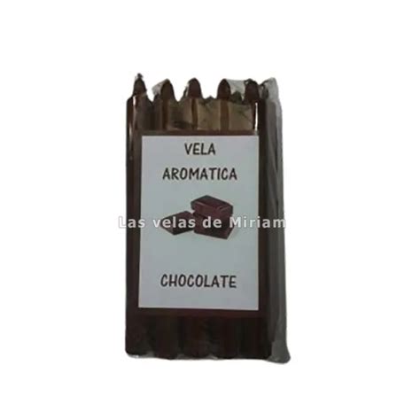 Vela aromática chocolate Las velas de Miriam