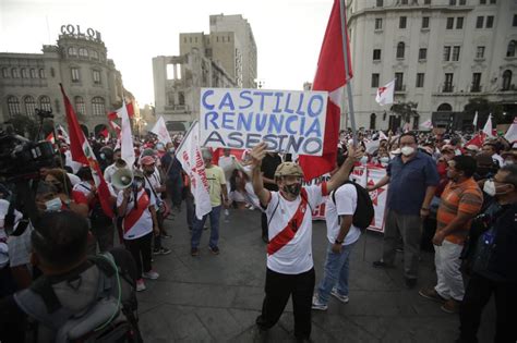 Protestas en Perú 2022 Protestas en Lima hoy Marcha contra Pedro