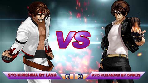 Mugen King Of Fighters Syo Kirishima Lash Vs Kyo Kusanagi