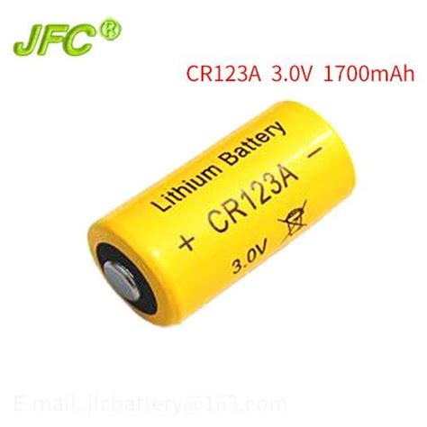 CR123A Battery 3 0V 1600mAh JFC China Manufacturer Battery