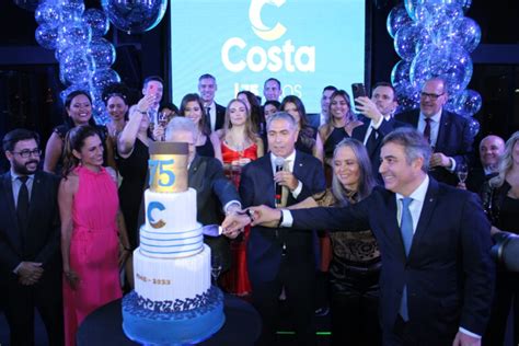 Costa Cruzeiros comemora 75 anos festão para mais de 300 convidados