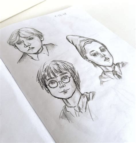 Garry Potter Drawing Draco Malfoy Art Sketchbook Aesthetic Sketches