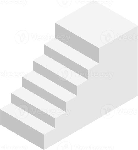 Staircase Isometric Symbol 18922753 Png