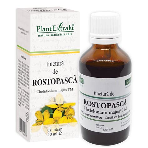 Tinctura De Rostopasca 50ml Plantextrakt Comanda Pe Plantumro