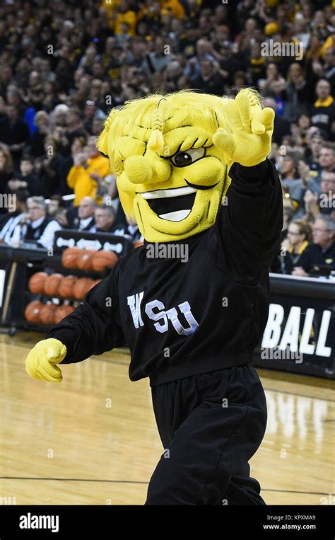 Wichita, Kansas, USA. 16th Dec, 2017. Wichita State Shockers mascot ...