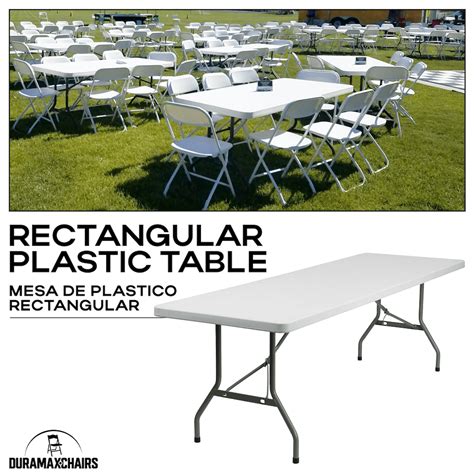 8ft Plastic Folding Table - Inflatable Factories - For Sale