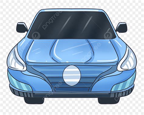 Car Front View Hd Transparent Blue Car Front View Illustration A Blue