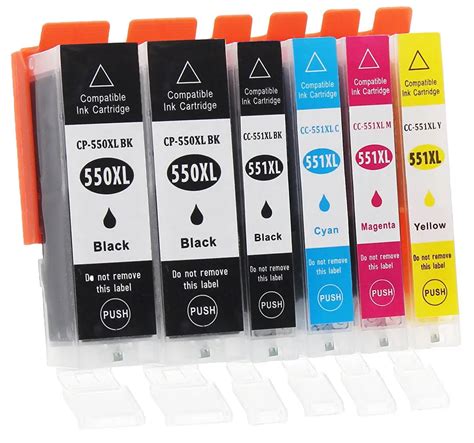 Pgi 550 551 Compatible Ink Cartridges For Canon MG6350 MG7150 IP8750