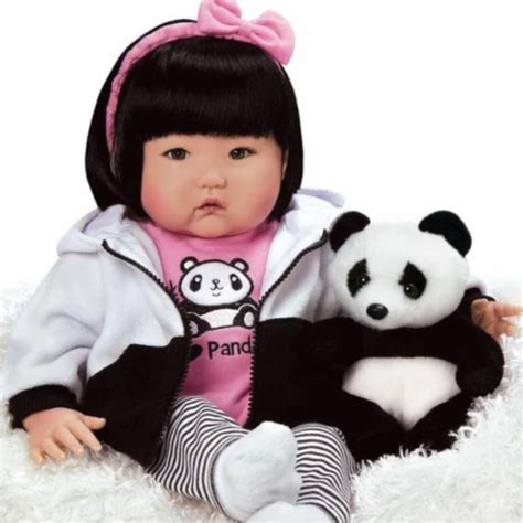 Paradise Galleries 20 Asian Realistic Reborn Doll Stuffed Panda And