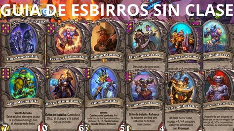 Guia De Esbirros Sin Clase Hearthstone Campos De Batalla Battlegrounds