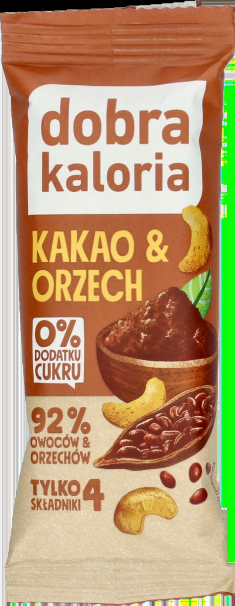 Dobra Kaloria Kakao Orzech Baton Wega Ski G Drogeria