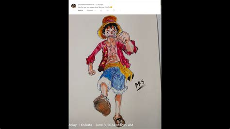 How To Draw Luffy Step By Step Easy One Piece Drawing Tutorial For